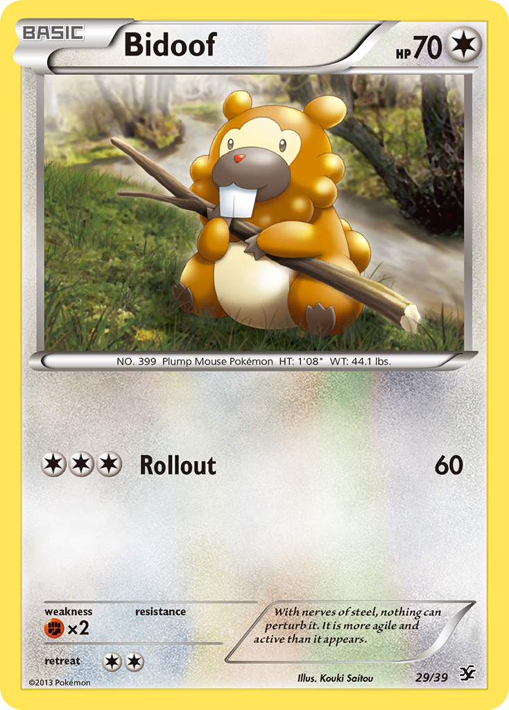 Bidoof (29/39) [XY: Kalos Starter Set] | Game Master's Emporium (The New GME)