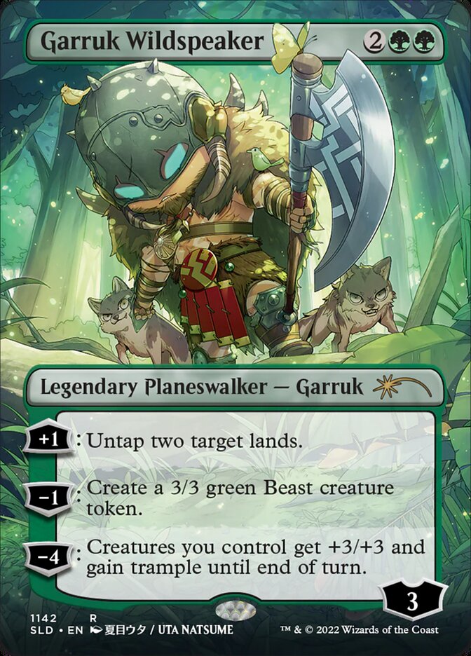 Garruk Wildspeaker (Borderless) [Secret Lair Drop Series] | Game Master's Emporium (The New GME)