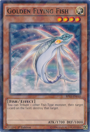 Golden Flying Fish [BP03-EN040] Shatterfoil Rare | Game Master's Emporium (The New GME)