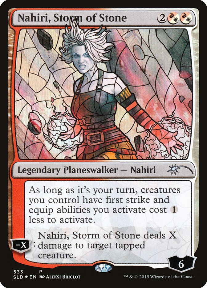 Nahiri, Storm of Stone (Stained Glass) [Secret Lair Drop Promos] | Game Master's Emporium (The New GME)