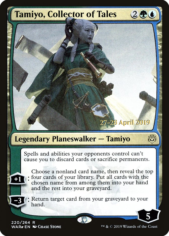 Tamiyo, Collector of Tales [War of the Spark Prerelease Promos] | Game Master's Emporium (The New GME)