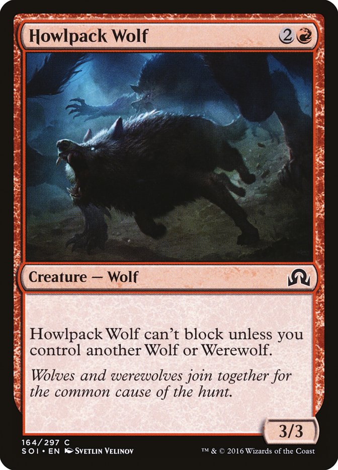 Howlpack Wolf [Shadows over Innistrad] | Game Master's Emporium (The New GME)