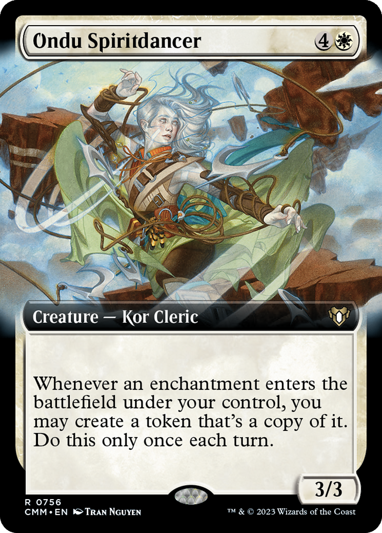 Ondu Spiritdancer (Extended Art) [Commander Masters] | Game Master's Emporium (The New GME)