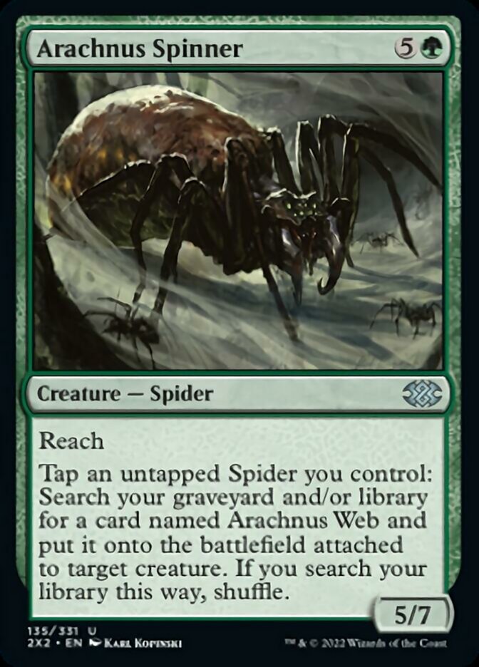 Arachnus Spinner [Double Masters 2022] | Game Master's Emporium (The New GME)