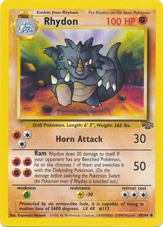Rhydon (45/64) [Jungle Unlimited] | Game Master's Emporium (The New GME)