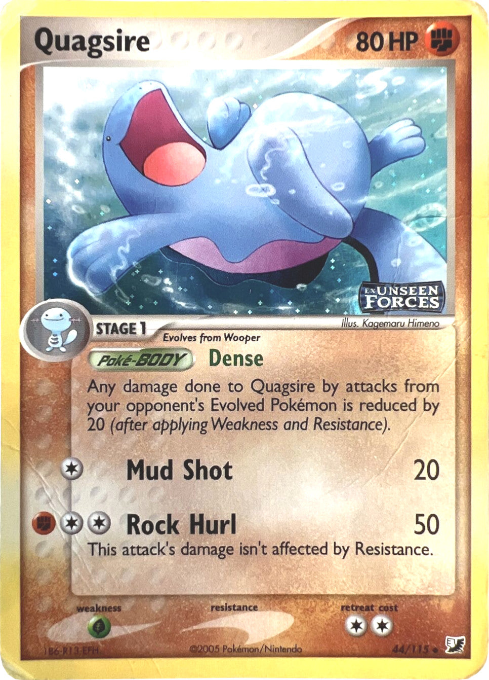 Quagsire (44/115) (Stamped) [EX: Unseen Forces] | Game Master's Emporium (The New GME)