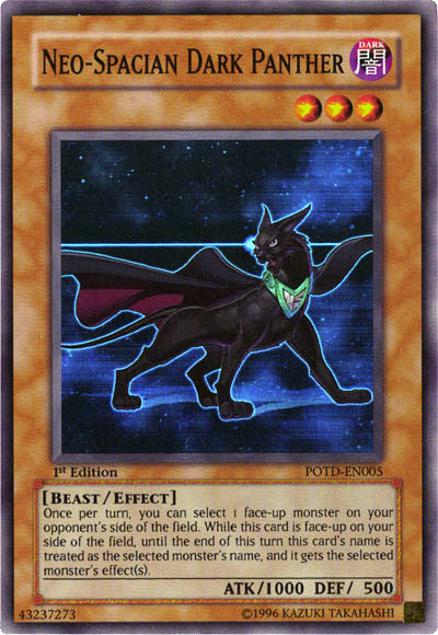 Neo-Spacian Dark Panther [POTD-EN005] Super Rare | Game Master's Emporium (The New GME)