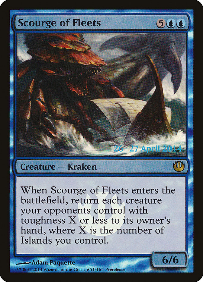 Scourge of Fleets [Journey into Nyx Prerelease Promos] | Game Master's Emporium (The New GME)