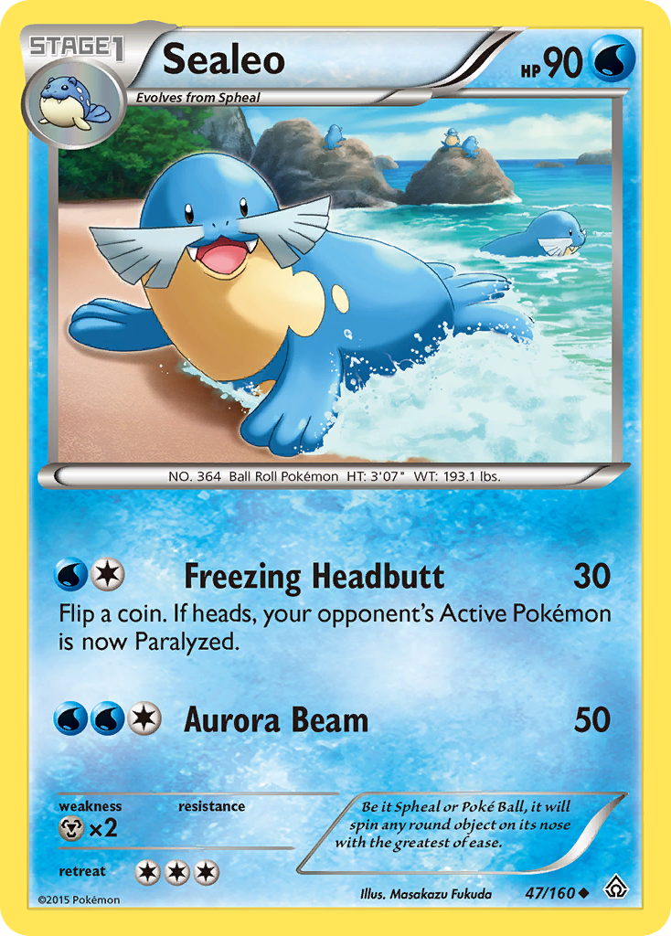 Sealeo (47/160) [XY: Primal Clash] | Game Master's Emporium (The New GME)