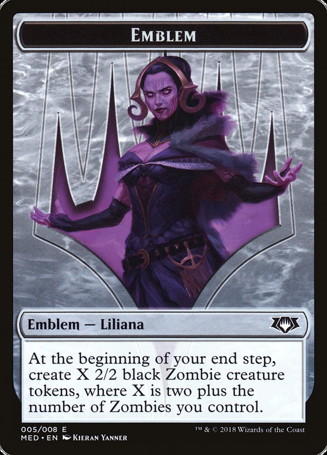 Liliana, the Last Hope Emblem [Mythic Edition Tokens] | Game Master's Emporium (The New GME)
