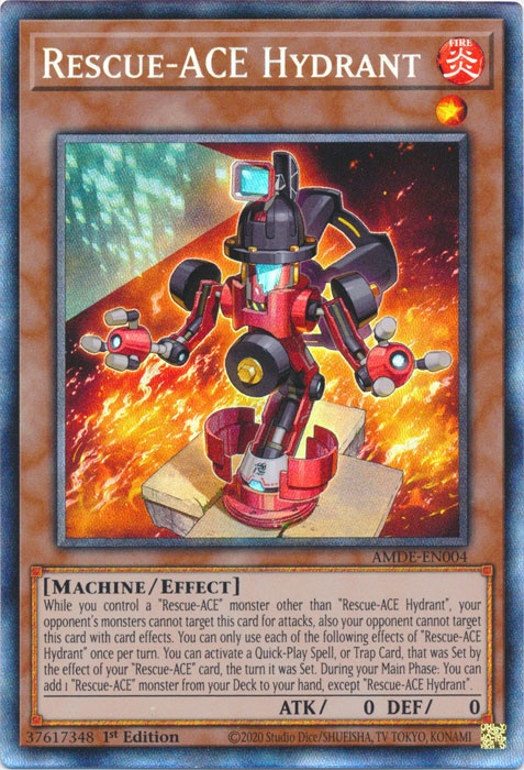 Rescue-ACE Hydrant [AMDE-EN004] Collector's Rare | Game Master's Emporium (The New GME)