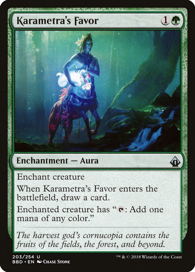 Karametra's Favor [Battlebond] | Game Master's Emporium (The New GME)