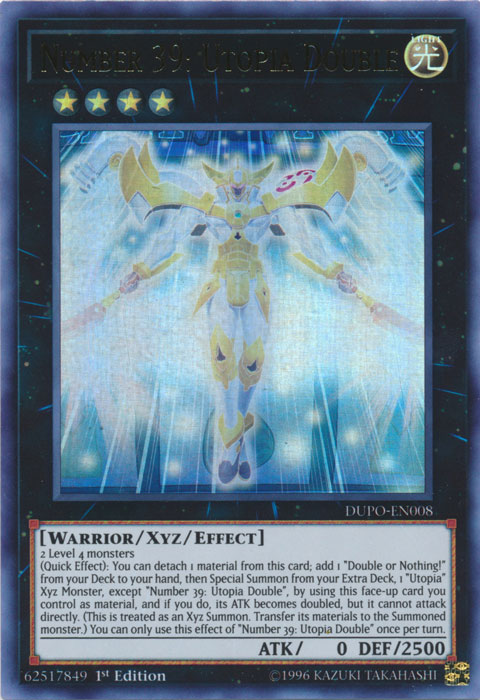Number 39: Utopia Double [DUPO-EN008] Ultra Rare | Game Master's Emporium (The New GME)