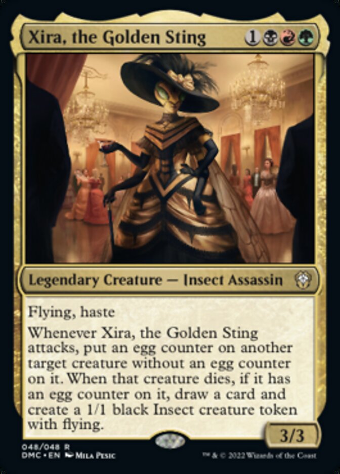 Xira, the Golden Sting [Dominaria United Commander] | Game Master's Emporium (The New GME)