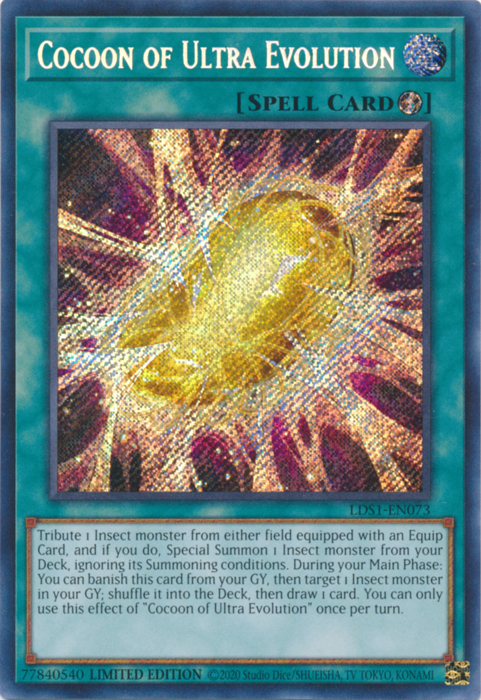 Cocoon of Ultra Evolution [LDS1-EN073] Secret Rare | Game Master's Emporium (The New GME)