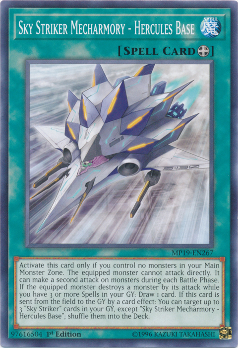 Sky Striker Mecharmory - Hercules Base [MP19-EN267] Common | Game Master's Emporium (The New GME)