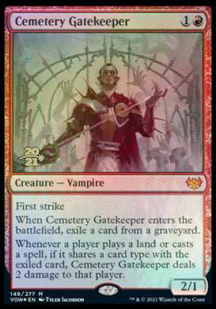 Cemetery Gatekeeper [Innistrad: Crimson Vow Prerelease Promos] | Game Master's Emporium (The New GME)