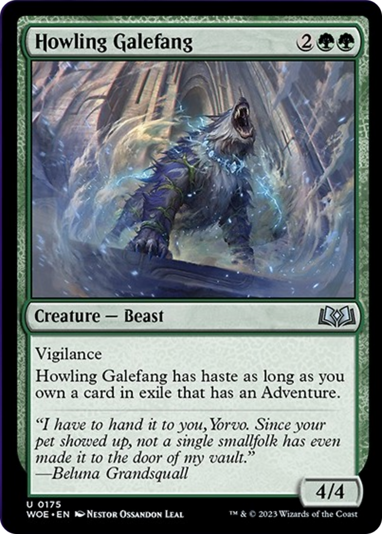 Howling Galefang [Wilds of Eldraine] | Game Master's Emporium (The New GME)