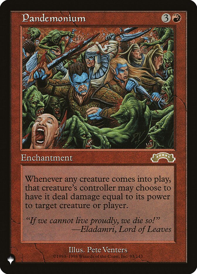 Pandemonium [The List] | Game Master's Emporium (The New GME)