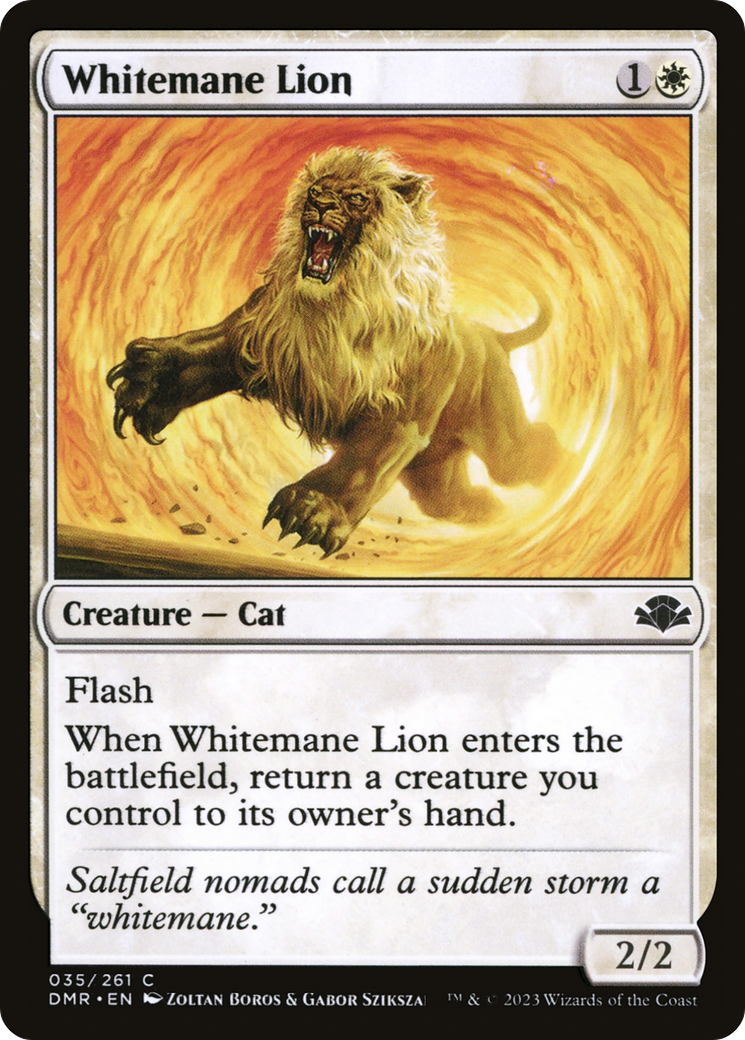 Whitemane Lion [Dominaria Remastered] | Game Master's Emporium (The New GME)