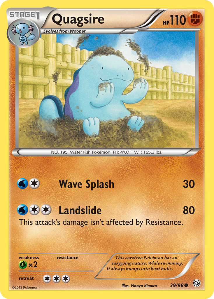 Quagsire (39/98) [XY: Ancient Origins] | Game Master's Emporium (The New GME)