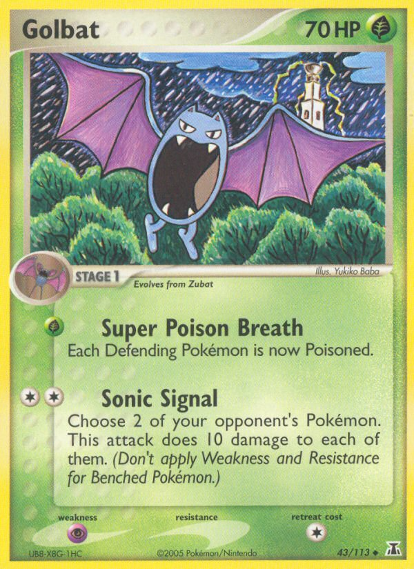 Golbat (43/113) [EX: Delta Species] | Game Master's Emporium (The New GME)