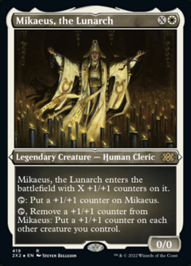 Mikaeus, the Lunarch (Foil Etched) [Double Masters 2022] | Game Master's Emporium (The New GME)