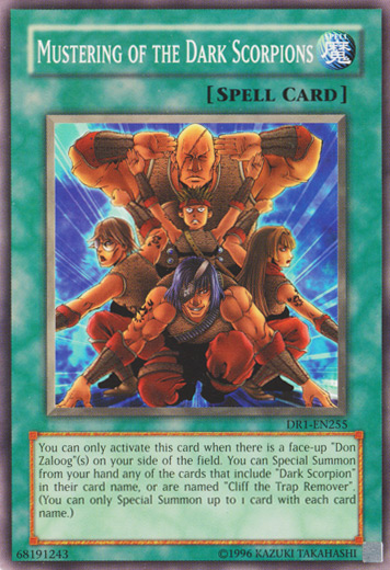 Mustering of the Dark Scorpions [DR1-EN255] Common | Game Master's Emporium (The New GME)