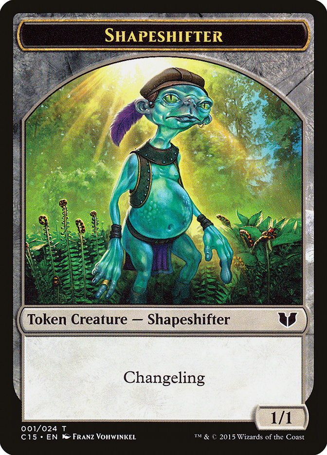 Shapeshifter // Shapeshifter Double-Sided Token [Commander 2015 Tokens] | Game Master's Emporium (The New GME)