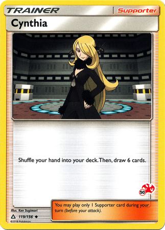 Cynthia (119/156) (Charizard Stamp #50) [Battle Academy 2020] | Game Master's Emporium (The New GME)