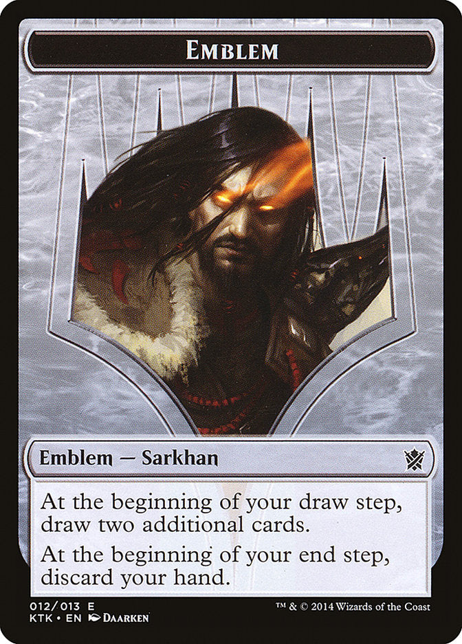 Sarkhan, the Dragonspeaker Emblem [Khans of Tarkir Tokens] | Game Master's Emporium (The New GME)