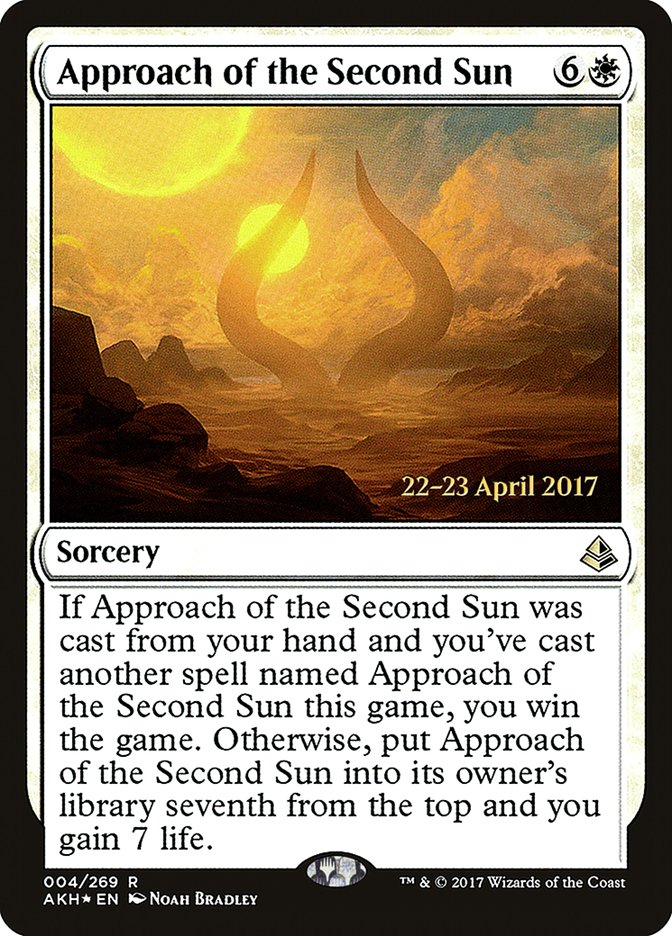 Approach of the Second Sun [Amonkhet Prerelease Promos] | Game Master's Emporium (The New GME)