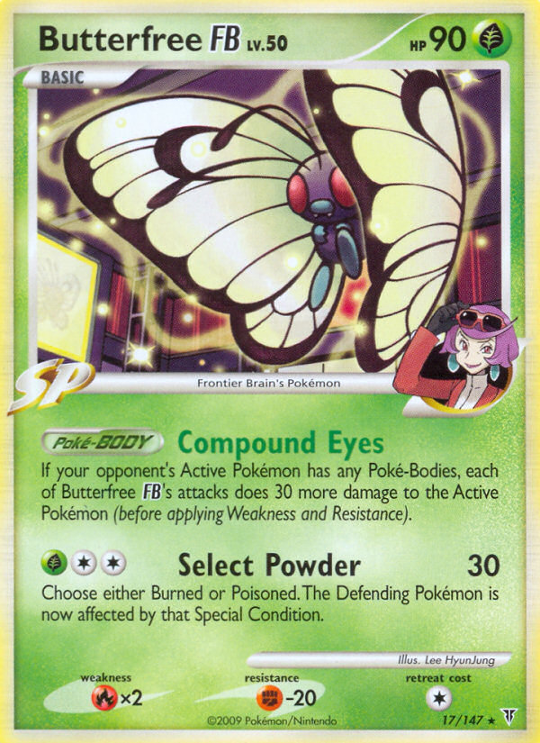 Butterfree FB (17/147) [Platinum: Supreme Victors] | Game Master's Emporium (The New GME)