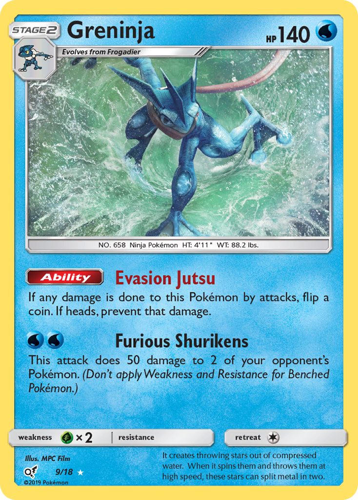 Greninja (9/18) [Sun & Moon: Detective Pikachu] | Game Master's Emporium (The New GME)