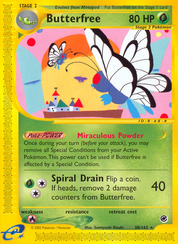 Butterfree (38/165) [Expedition: Base Set] | Game Master's Emporium (The New GME)