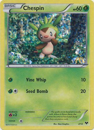 Chespin (2/12) [McDonald's Promos: 2014 Collection] | Game Master's Emporium (The New GME)