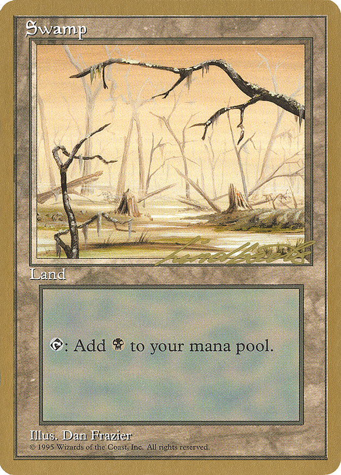 Swamp (ll370) (Leon Lindback) [Pro Tour Collector Set] | Game Master's Emporium (The New GME)