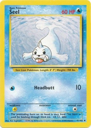 Seel (41/102) [Base Set Unlimited] | Game Master's Emporium (The New GME)