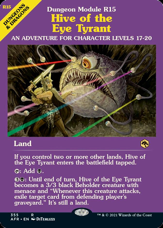 Hive of the Eye Tyrant (Dungeon Module) [Dungeons & Dragons: Adventures in the Forgotten Realms] | Game Master's Emporium (The New GME)
