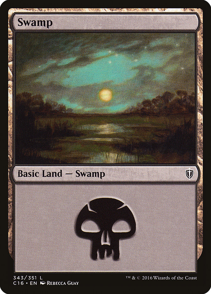 Swamp (343) [Commander 2016] | Game Master's Emporium (The New GME)