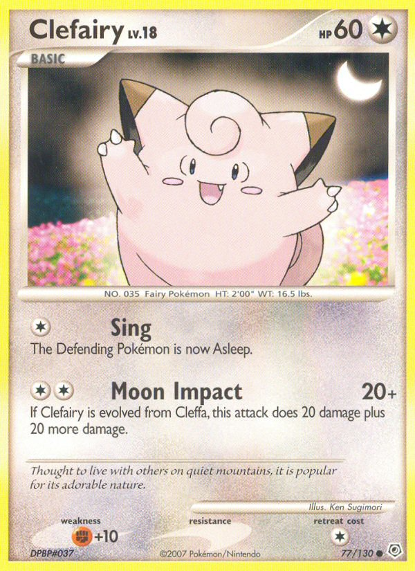 Clefairy (77/130) [Diamond & Pearl: Base Set] | Game Master's Emporium (The New GME)