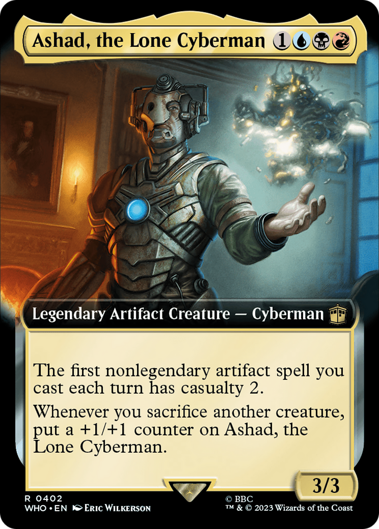 Ashad, the Lone Cyberman (Extended Art) [Doctor Who] | Game Master's Emporium (The New GME)