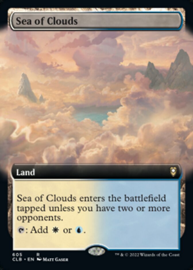 Sea of Clouds (Extended Art) [Commander Legends: Battle for Baldur's Gate] | Game Master's Emporium (The New GME)