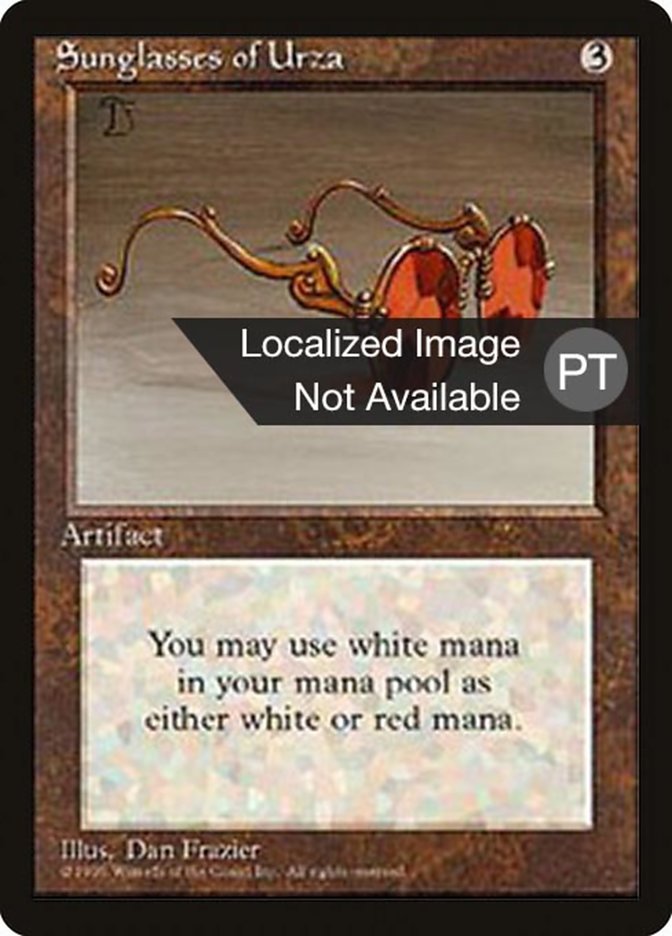 Sunglasses of Urza [Fourth Edition (Foreign Black Border)] | Game Master's Emporium (The New GME)