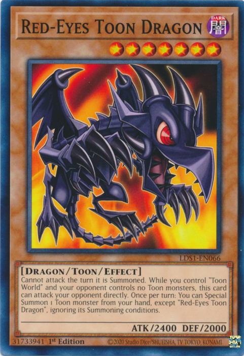 Red-Eyes Toon Dragon [LDS1-EN066] Common | Game Master's Emporium (The New GME)