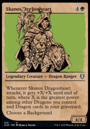 Skanos Dragonheart (Showcase) [Commander Legends: Battle for Baldur's Gate] | Game Master's Emporium (The New GME)