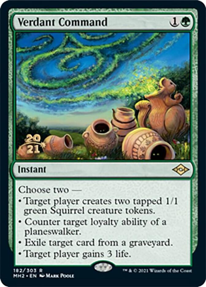 Verdant Command [Modern Horizons 2 Prerelease Promos] | Game Master's Emporium (The New GME)