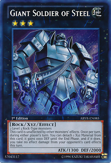 Giant Soldier of Steel [ABYR-EN085] Secret Rare | Game Master's Emporium (The New GME)