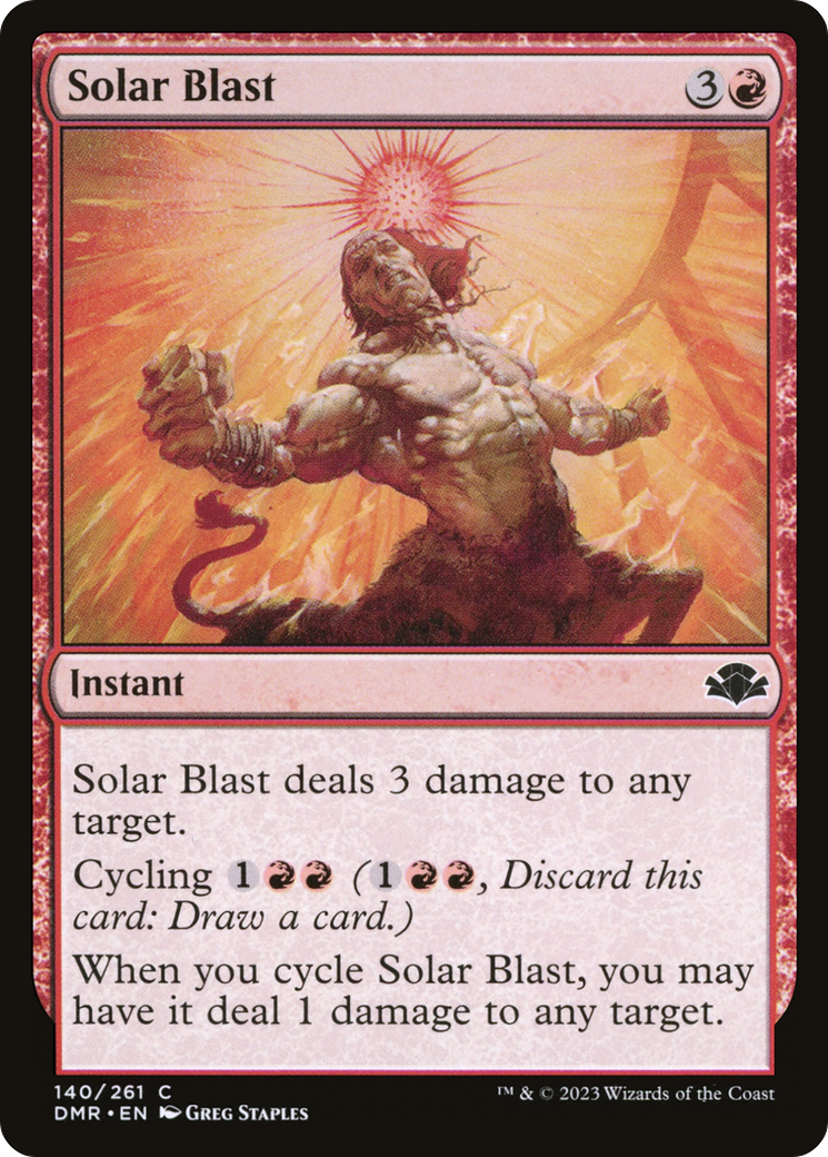 Solar Blast [Dominaria Remastered] | Game Master's Emporium (The New GME)