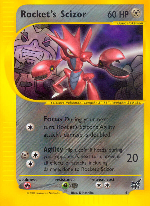 Rocket's Scizor (4) [Best of Promos] | Game Master's Emporium (The New GME)